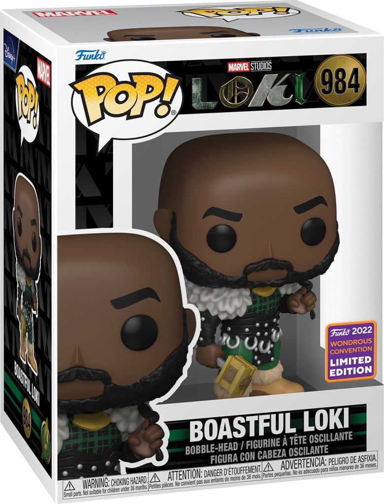 Marvel Loki POP! Deluxe Vinyl Figur Boastful Loki 9 cm Produktbild 