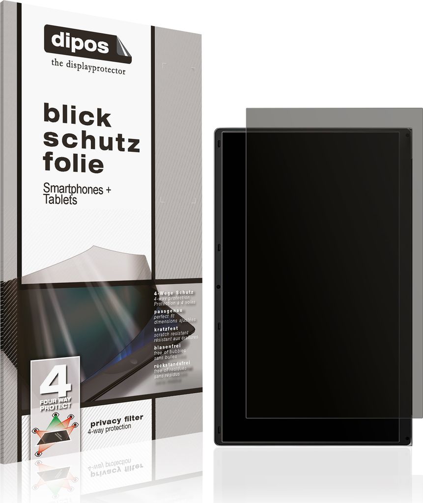 Blickschutzfolie für jumper laptop 15.6 Zoll matt Schutzfolie Folie Display Schutz dipos