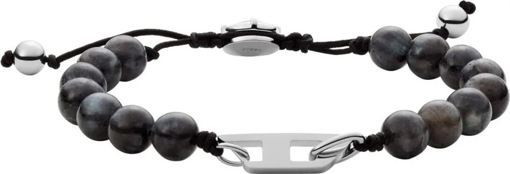 Bracelet DX1339040 en pierres minérales - Design robuste et perles 8mm