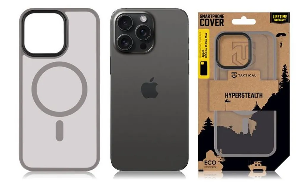 Coque MagSafe iPhone 15 Pro Max Tactical Hyperstealth Ultra Résistante - 3