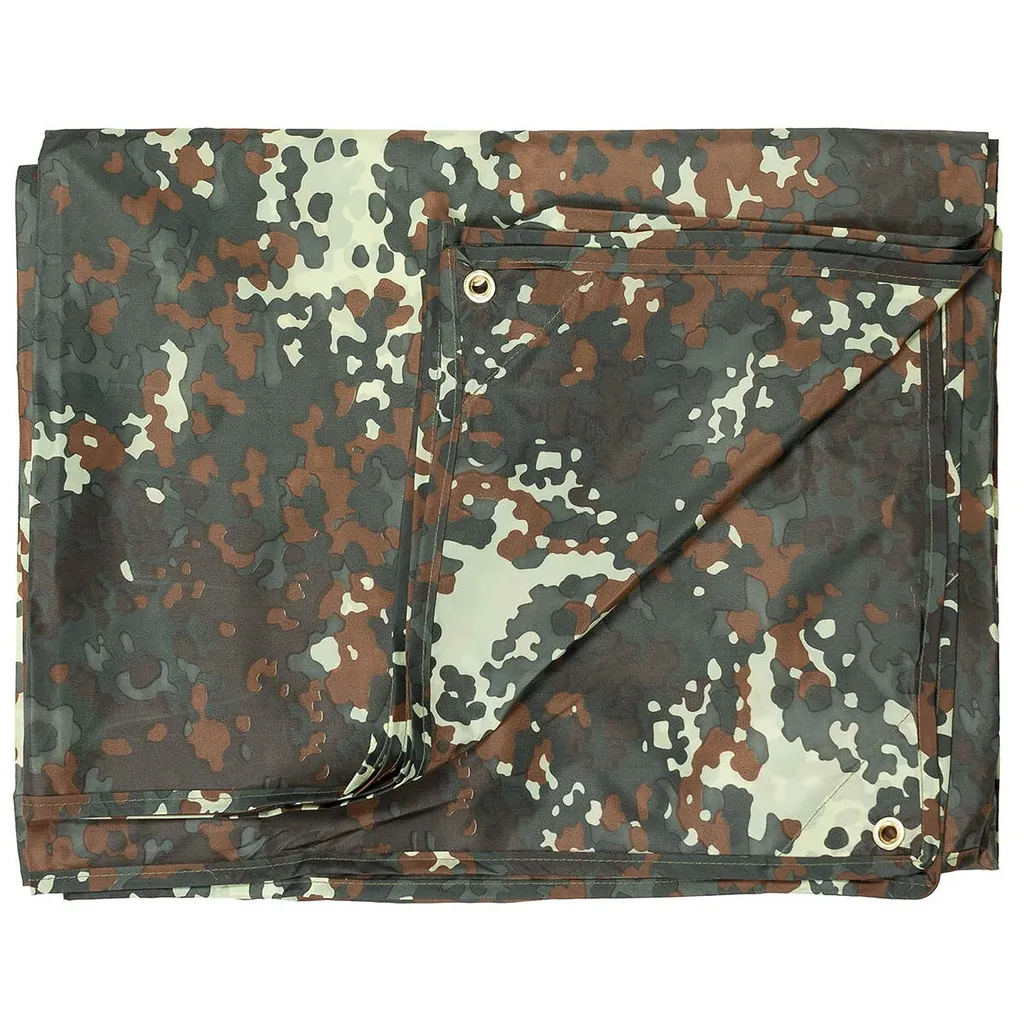 Bâche Tarp Camouflage 200 x 300 cm Idéale Camping Sauvage et Chasse