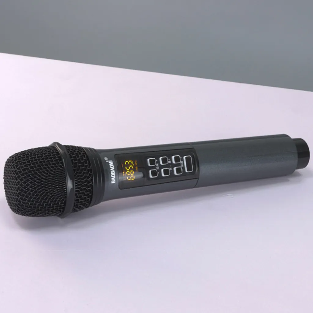Microphone INF noir anti-interférence pour conférence et karaoké pro - 2