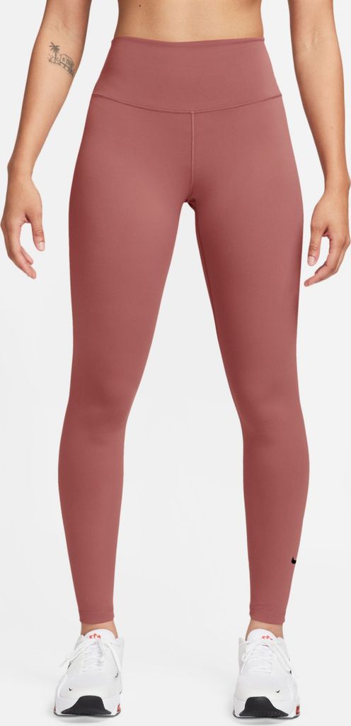 Nike W Nk Df One Hr Tight Canyon Pink/Black L