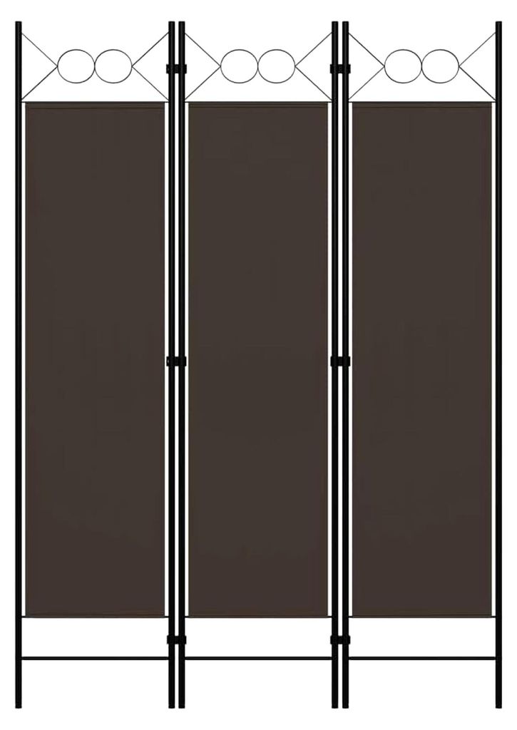 Raumteiler Paravent 120x180 cm für Balkon und Garten in Anthrazit