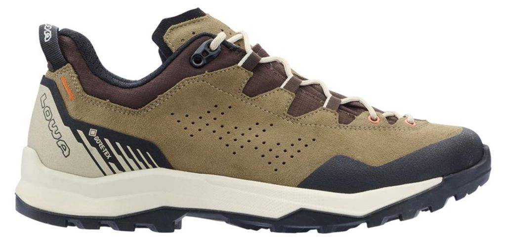 Lowa Explorer GTX Lo wasserdichte und stabile Herren Wanderhalbchuhe mit Goretex Membrane und Vibramsohle Humus/Braun EU 44,5