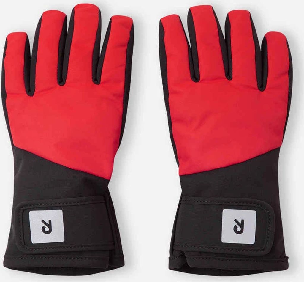 Reima - "Reimatec Hanskas" Winterhandschuhe für Kinder, Skifahren PP15984 (6) (Schwarz/Rot)