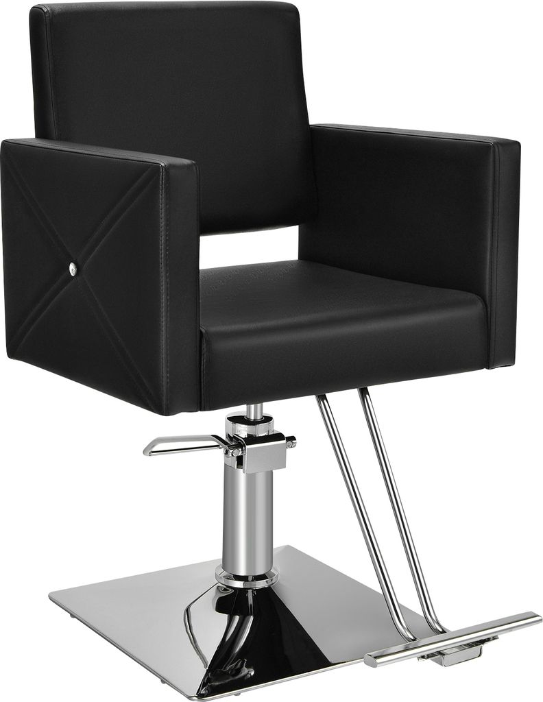 COSTWAY Friseurstuhl höhenverstellbar, Friseursessel mit Produktbild 