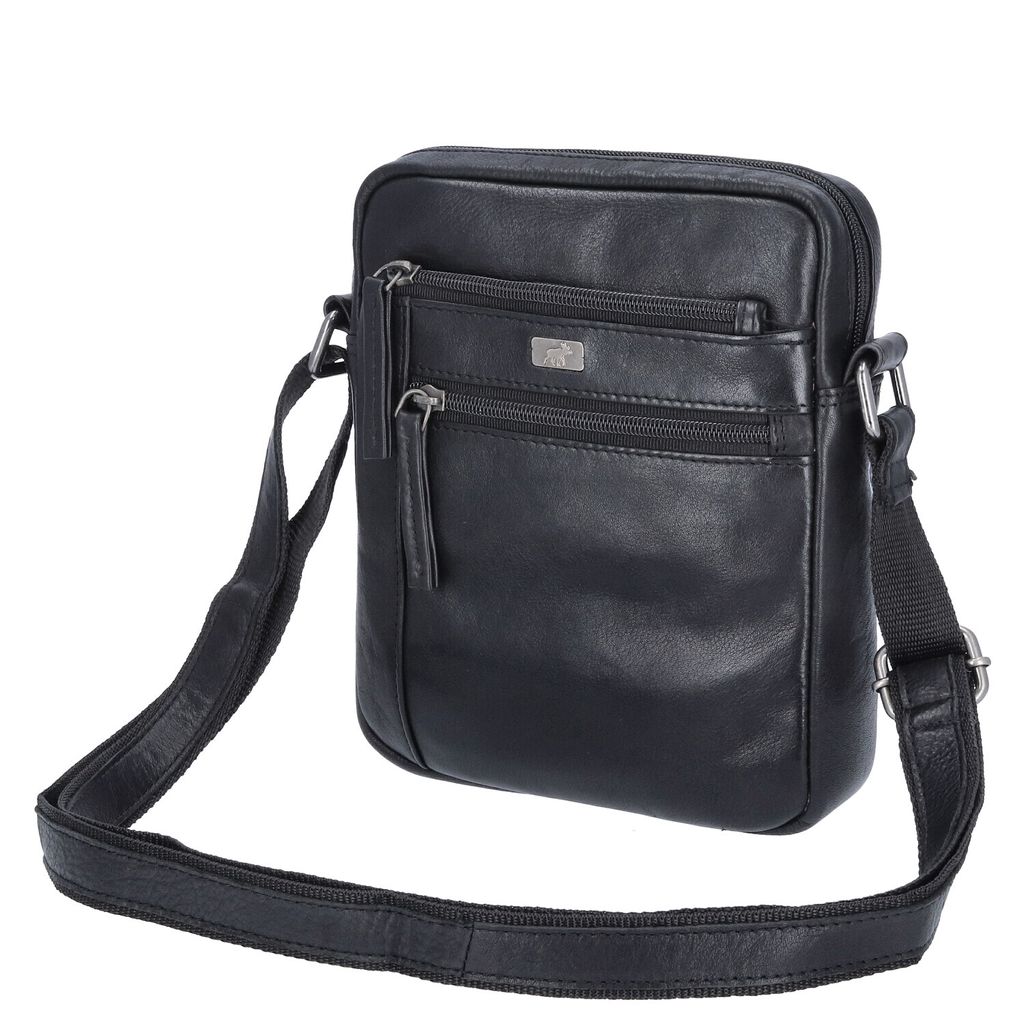 The Skandinavian Brand Leder Umhängetasche  Black : Produktbild 