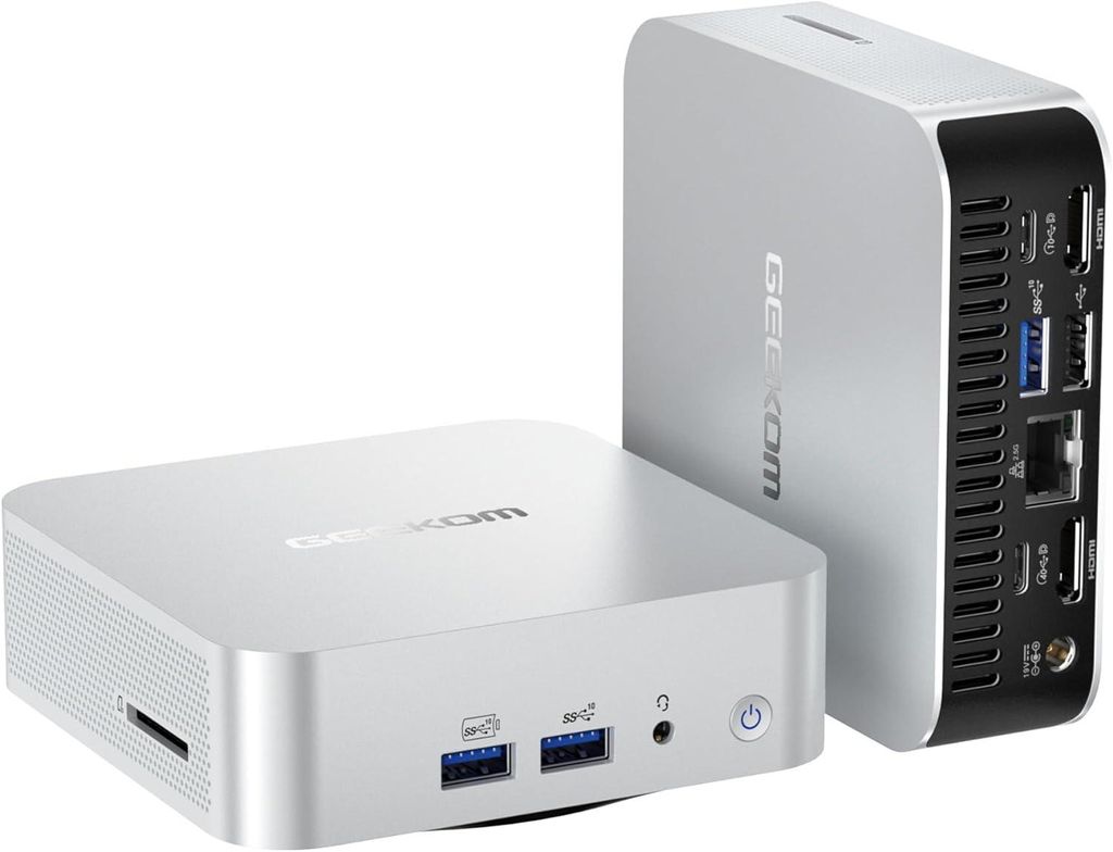 GEEKOM A7 Mini-PC AMD Ryzen 5 7535HS (8C/16T, bis 5.2GHz) Windows 11 Pro Betriebssystem 16GB RAM 512GB