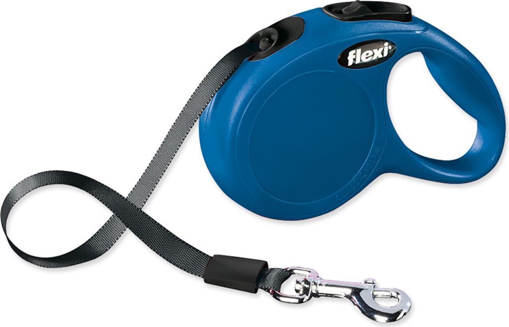 flexi New Classic XS Gurt 3 m blau