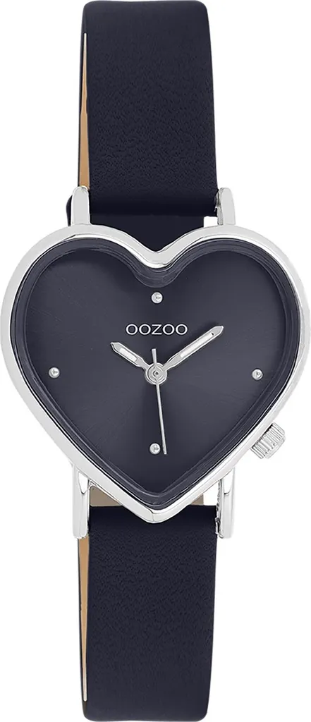Oozoo Orologio da polso in pelle nera OOZOO Timepieces Orologio analogico al quarzo da donna UOC11449
