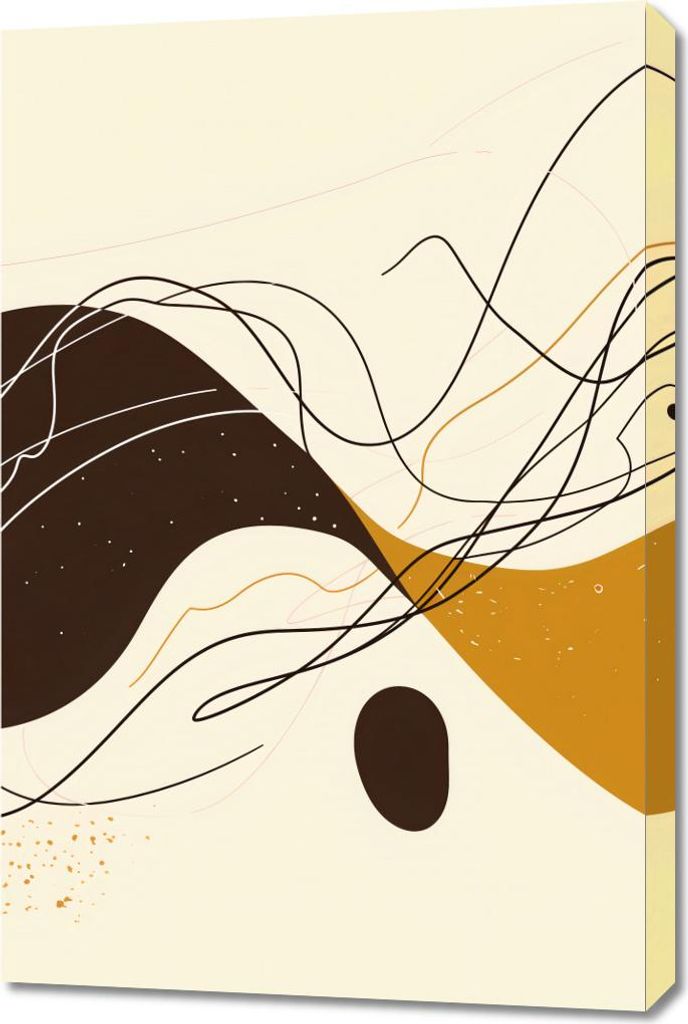 Bild 60x90cm Symphonie von Linien und Formen