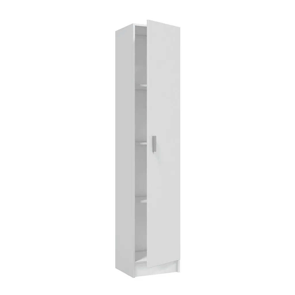 Armoire polyvalente Multipurpose blanche dim. 37x180x37 cm pour studio