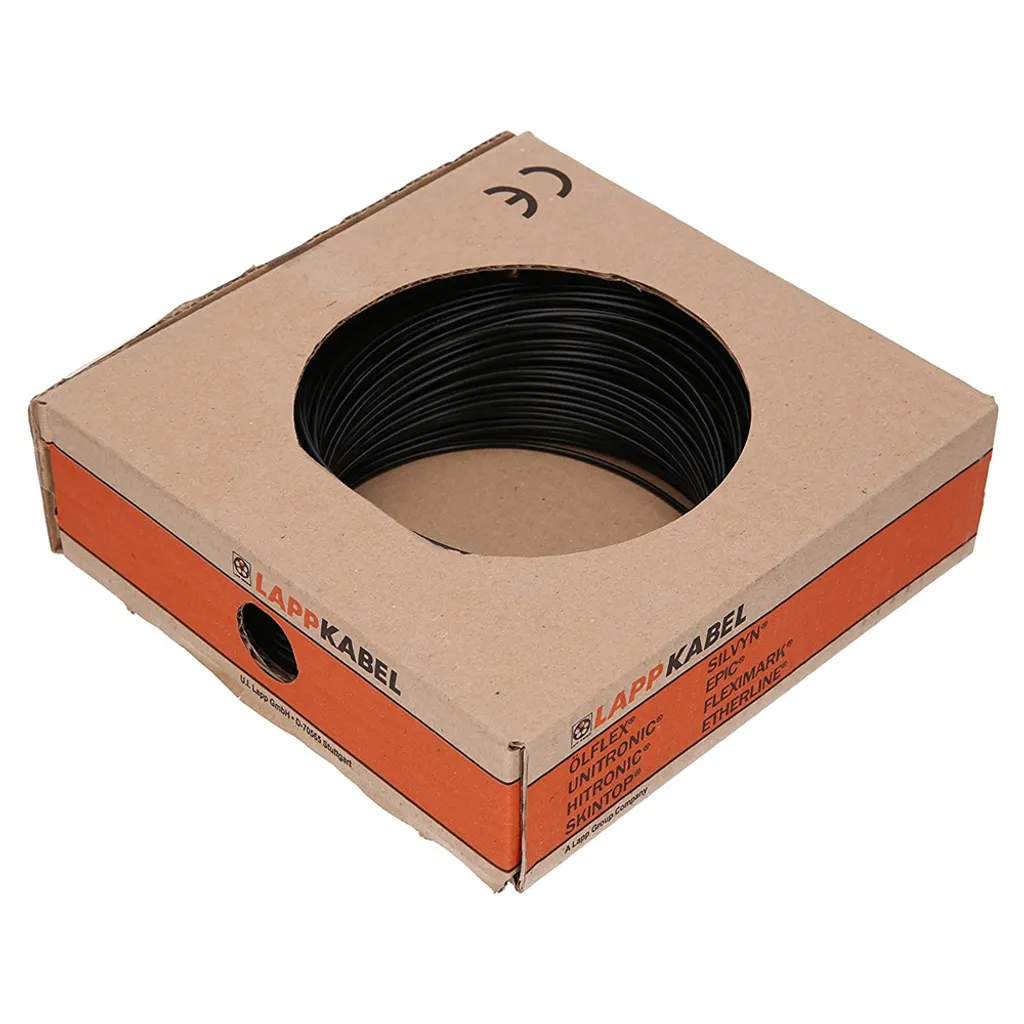 Lapp Litze, 0.75 mm², schwarz Kupferlitze blank, feindrähtig PVC (4510012/100)
