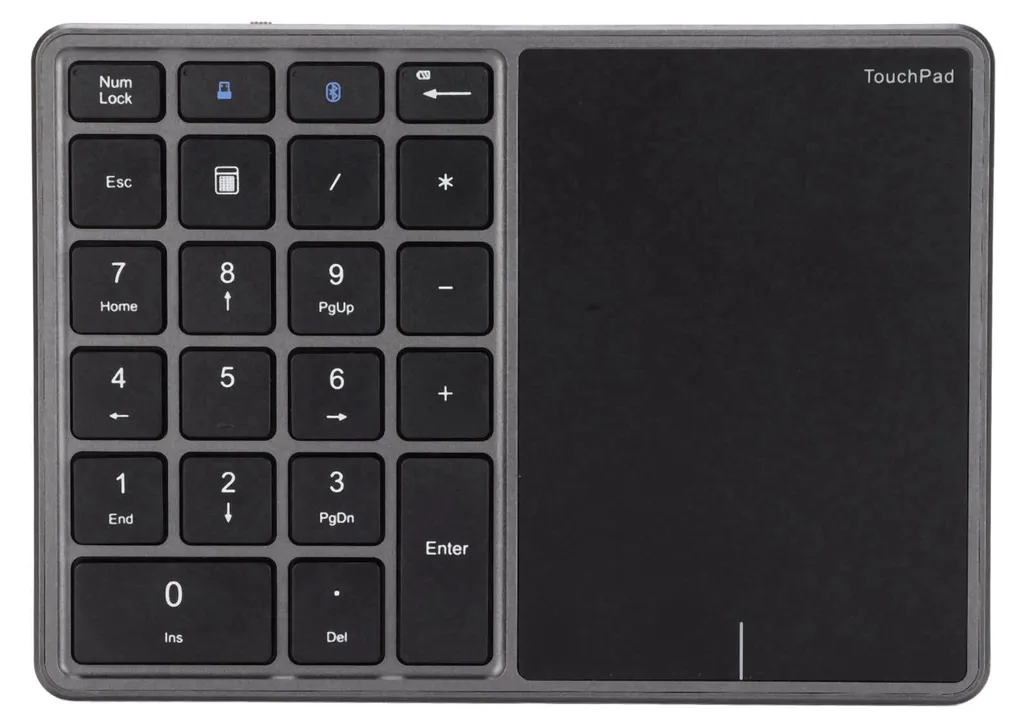 Clavier numérique sans fil 2,4 GHz 22 touches Type-C en ABS portable
