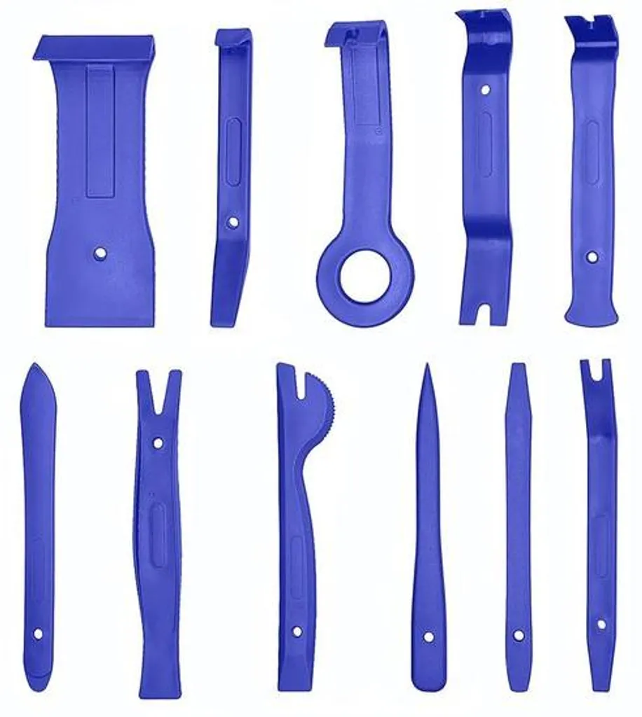 Outil de démontage carrosserie et intérieur voiture - Set de 11 pièces