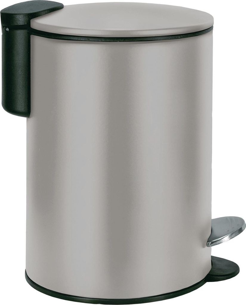 Kleine Wolke Kosmetikeimer SILENCE Platinfarben 3 Liter Produktbild 