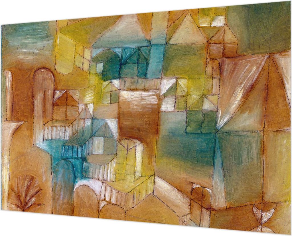 Wandtapete - Dekorative Tapete für Wohnzimmer - Tapetenfolie für Wanddekoration - 152x104 cm - Geometrische Strukturen
