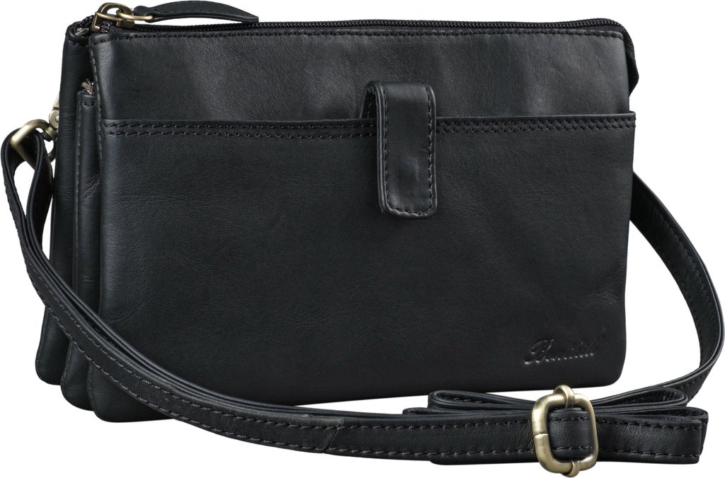 Benthill Leder Umhängetasche - Reisebrieftasche aus echtem Rindsleder - Schultertasche mit Reißverschluss - Oragnizer / Ledertasche - Herren / Damen