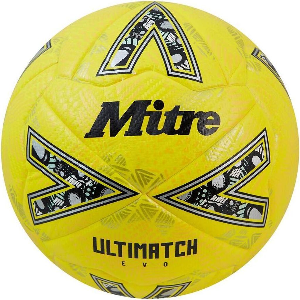 Mitre - "Ultimatch Evo" Fußball 2024 CS1923 (4) (Gelb)