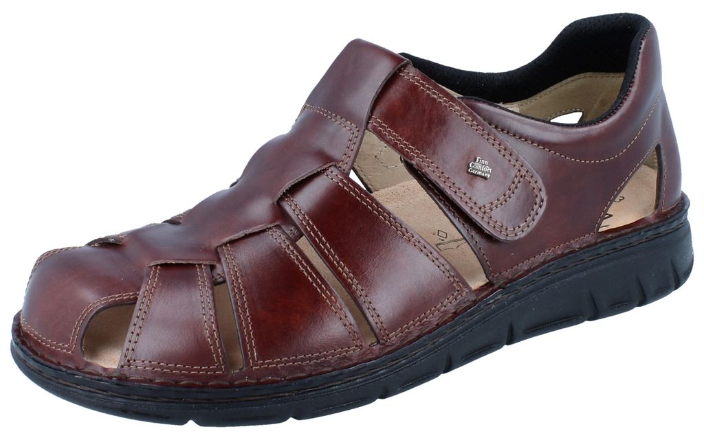 FINN COMFORT Copan Soft Herren Sandale braun Glattleder - Produktbild 