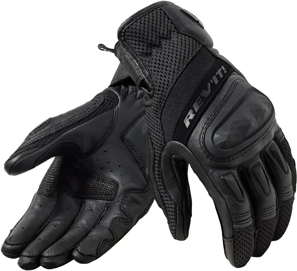 Gants femme Rev'it! Dirt 4 noirs S - Fini les mains moites en moto