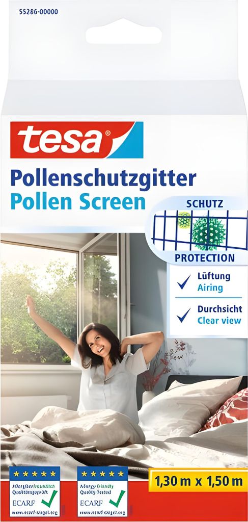 tesa Pollenschutzgitter 1,3x1,5m anthrazit Immagine del prodotto 