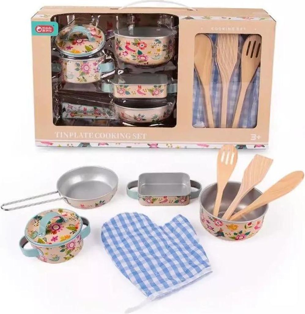 Set de pots en métal pour enfants Image du produit 
