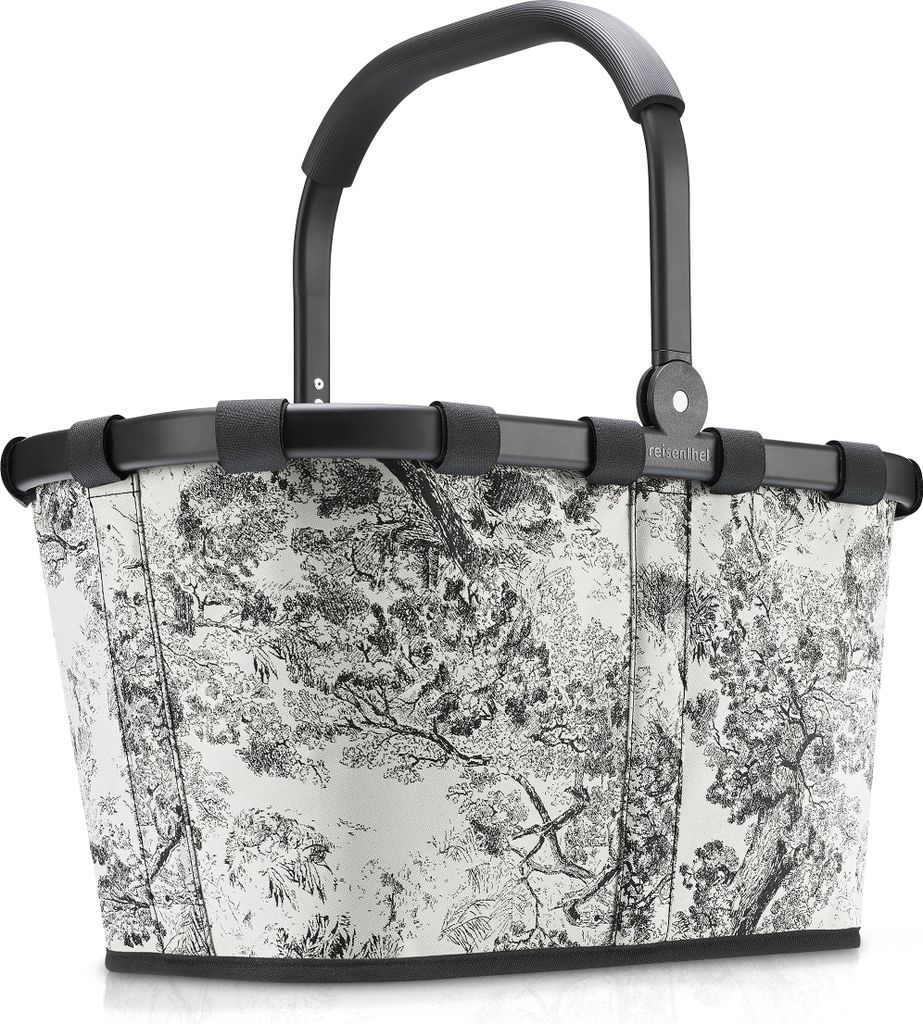 Reisenthel carrybag, Koš na nákup, Černá, Šedá, Hliník, Obrázek produktu 