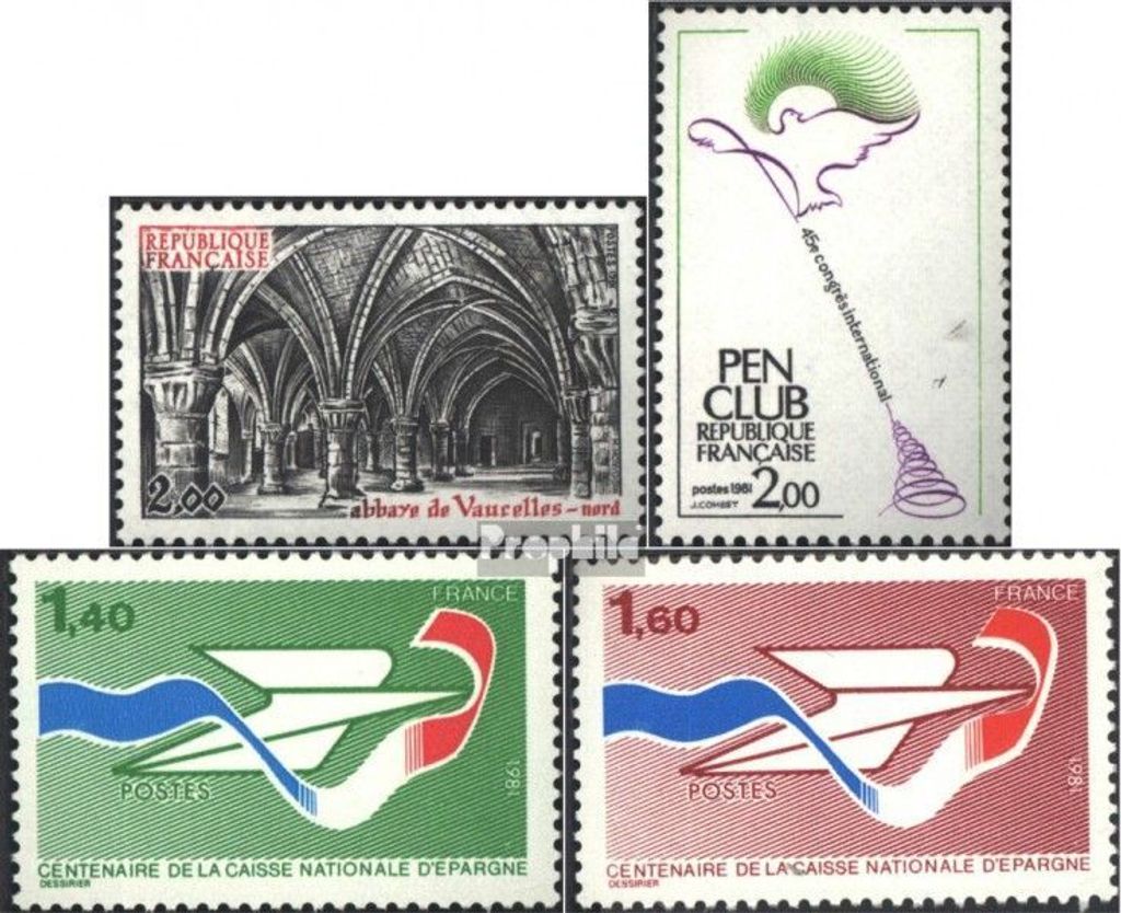 Briefmarken Frankreich 1981 Mi 2280,2281,2282-2283 (kompl.Ausg.) gestempelt Tourismus