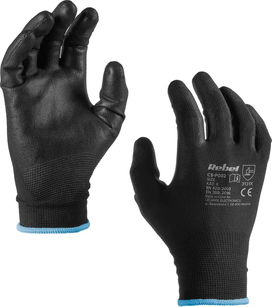 Guanti Antinfortunistici Ribelle CS-P002 r.9 M (5kpl.) - Poliuretano Grip