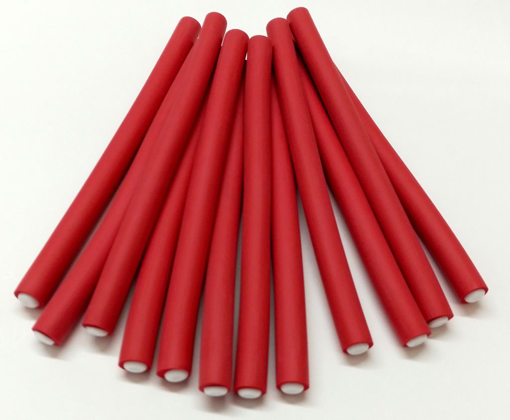FP Flex-Wickler - Papilotten ca. 12 mm Ø rot, 12 Stck. Produktbild 