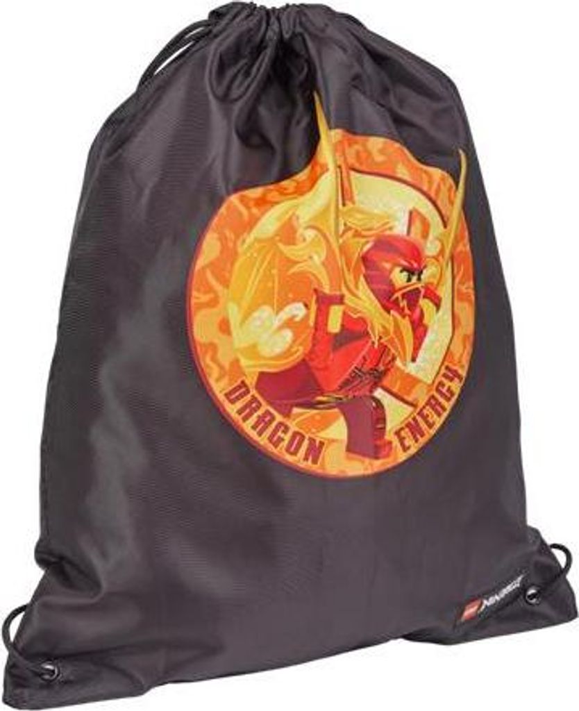 Schuhbeutel "Ninjago Dragon Energy", schwarz, LEGO 10034-2502