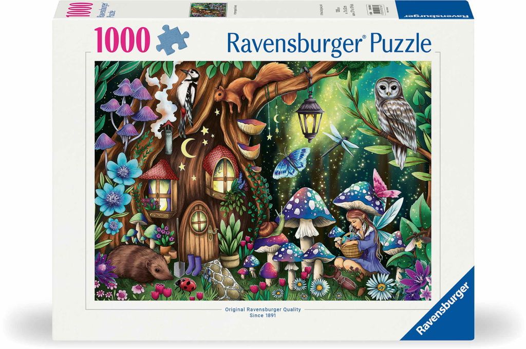Puzzle Ravensburger Au pays des fées, 1000 pièces. Image du produit 