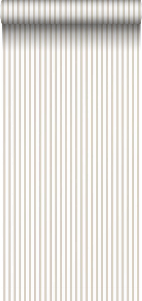 Sanders & Sanders Tapeta paski beżowymIbiałym - 640417 - 53 Zdjęcie produktu 