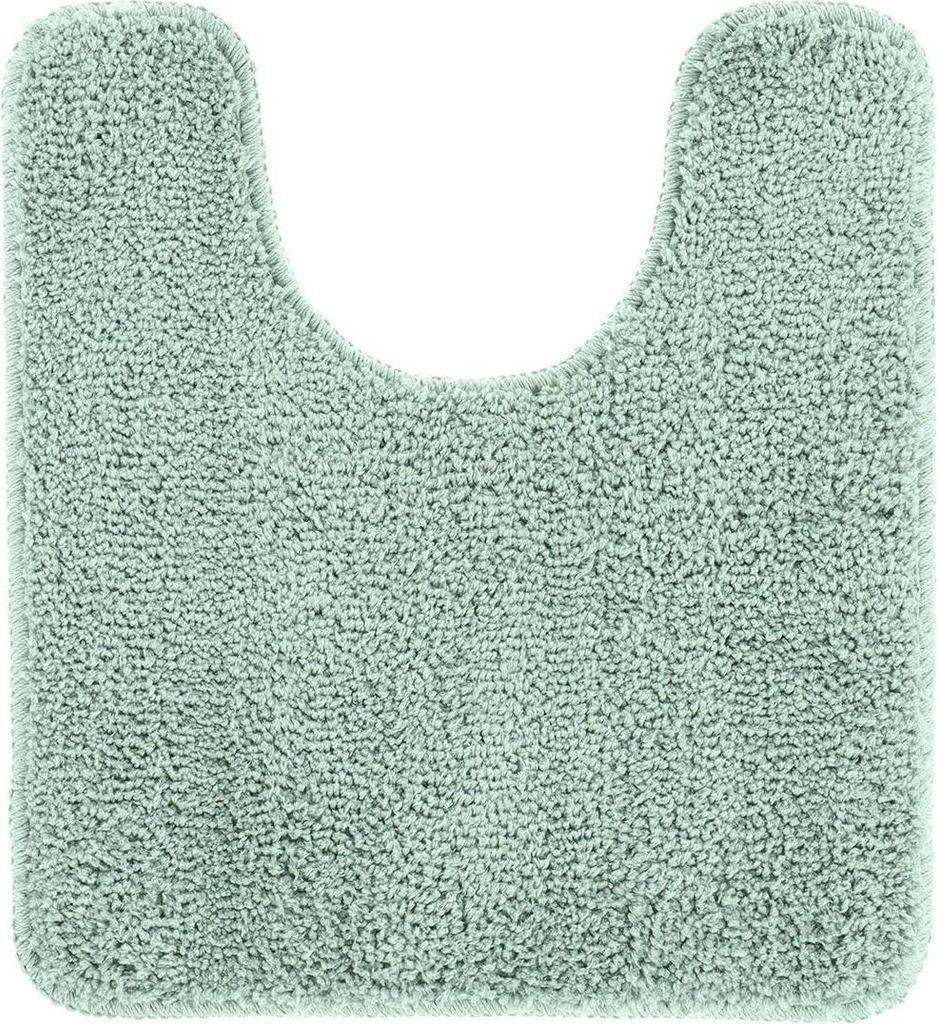 Mikrofaser-wc-konturmatte 45x50 cm latexunterseite - eukalyptusgrün - Tendance
