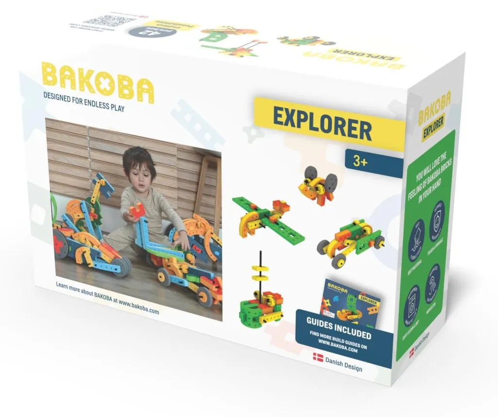 Jeu éducatif Bakoba Explorer : blocs de construction souples flottants - 2