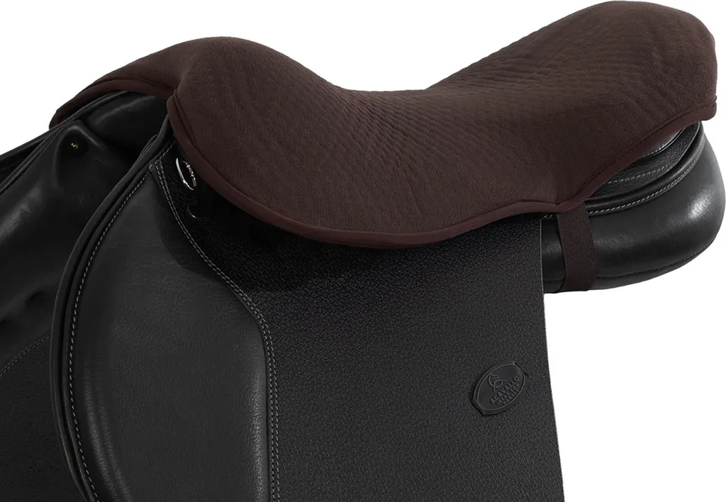 Amortisseur de selle Acavallo Jump Dri-Lex en gel 20mm Marron Taille M