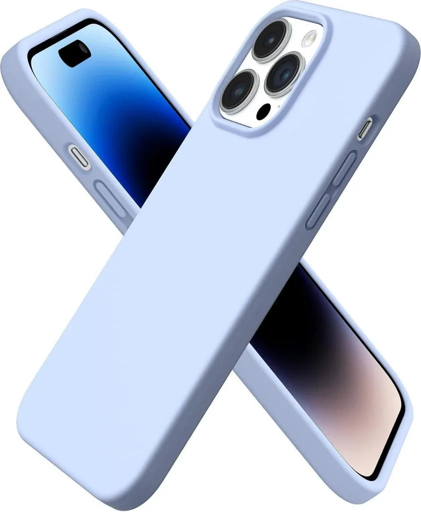 Custodia ORNARTO Silicone Liquido iPhone 14 Pro Max 6.7" Protezione