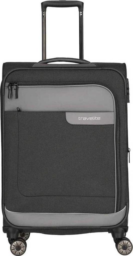 Travelite Viia 4w M 70/80l Koffer Auf Rollen Grau  Grau One Produktbild 