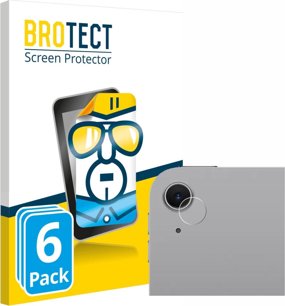 6x Für Apple iPad Air 11" M3 2025 (NUR Kameraschutz) Schutzfolie BROTECT Displayschutz Display Schutz Folie Klar Transparent