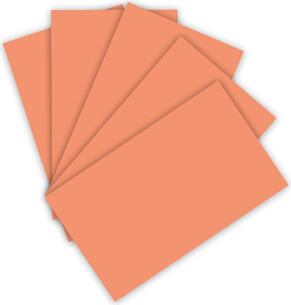 folia Tonpapier DIN A3 130 g/qm lachs 50 Blatt