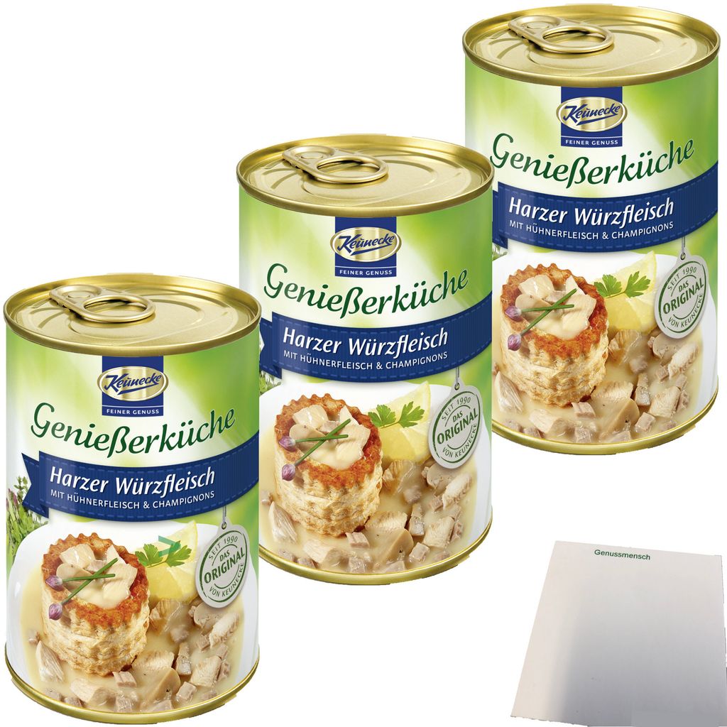 Keunecke Harzer Würzfleisch mit zartem Hühnerfleich 3er Produktbild 