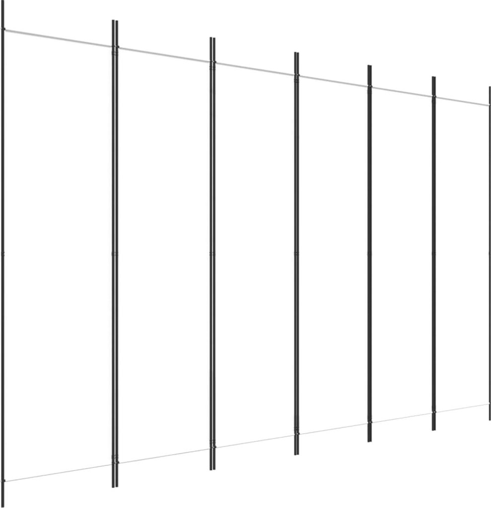 vidaXL Paravento a 6 pannelli, bianco, 300x200 cm, in Immagine del prodotto 