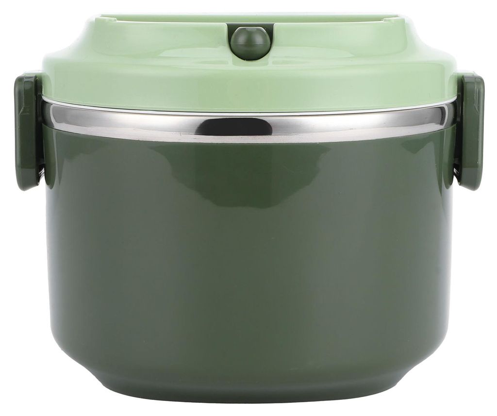 Isolierte Lunchbox aus Edelstahl, tragbarer Bento-Lebensmittelbehälter, Küchenutensilien, einlagig/1 l