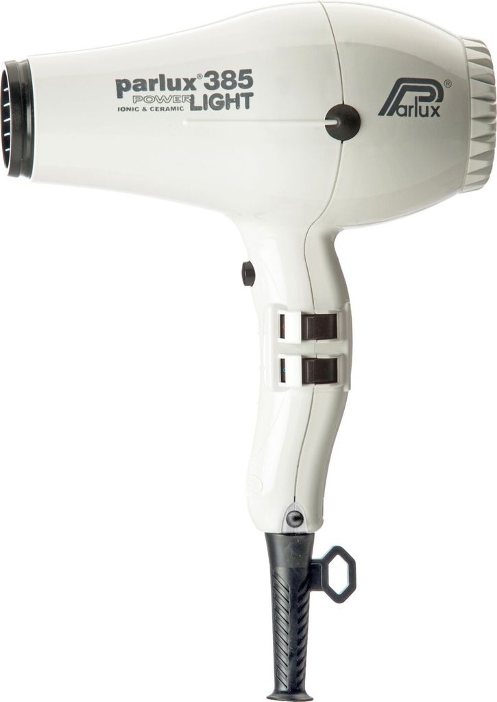 Parlux 385 Powerlight, 79 m³/h, Weiß, Einfarbig, Hängeschlaufe, 3,3 m, 2150 W