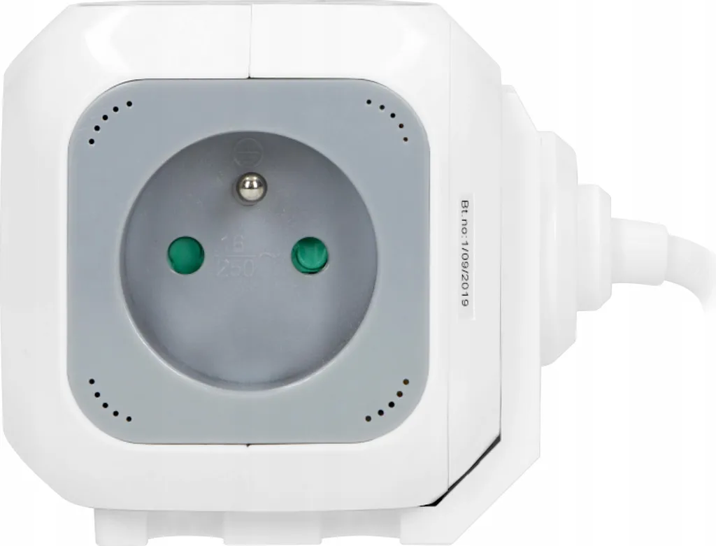 Cubo Multipresa Design ORNO OR-AE-13144 con USB 2.1A e Cavo 1.4m - 5