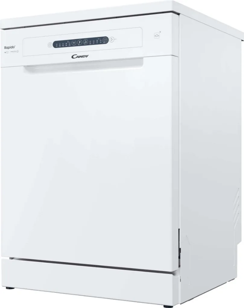 Lave-vaisselle 60cm Candy Rapido' 14 couverts silencieux 47dB Blanc
