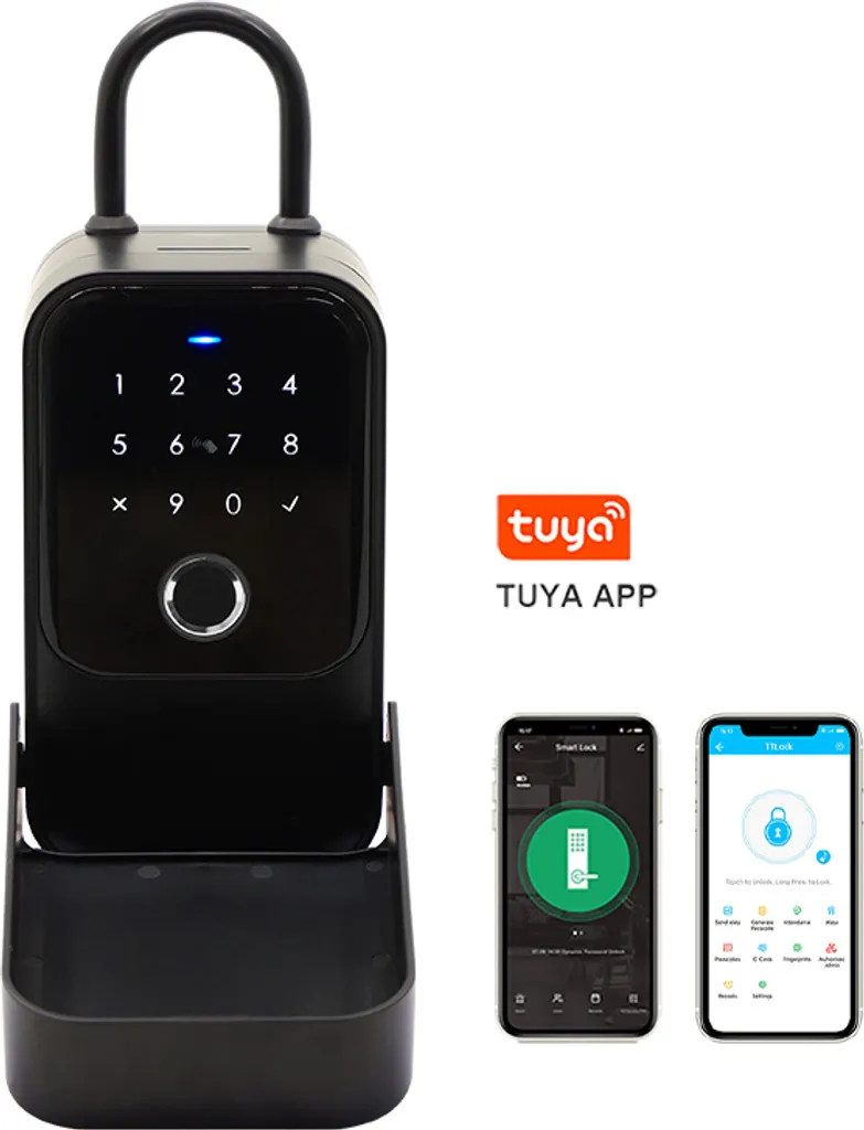 BOT KB3 Boîte à clés Tuya Smart : Accès via Code et App sans distance