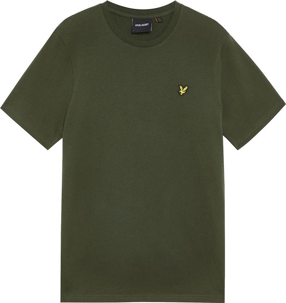 Lyle & Scott Plain Kurzarm-t-shirt Grün XS Mann Grün XS